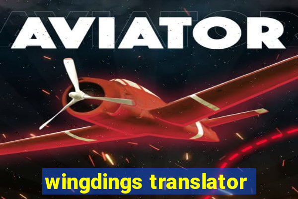 wingdings translator